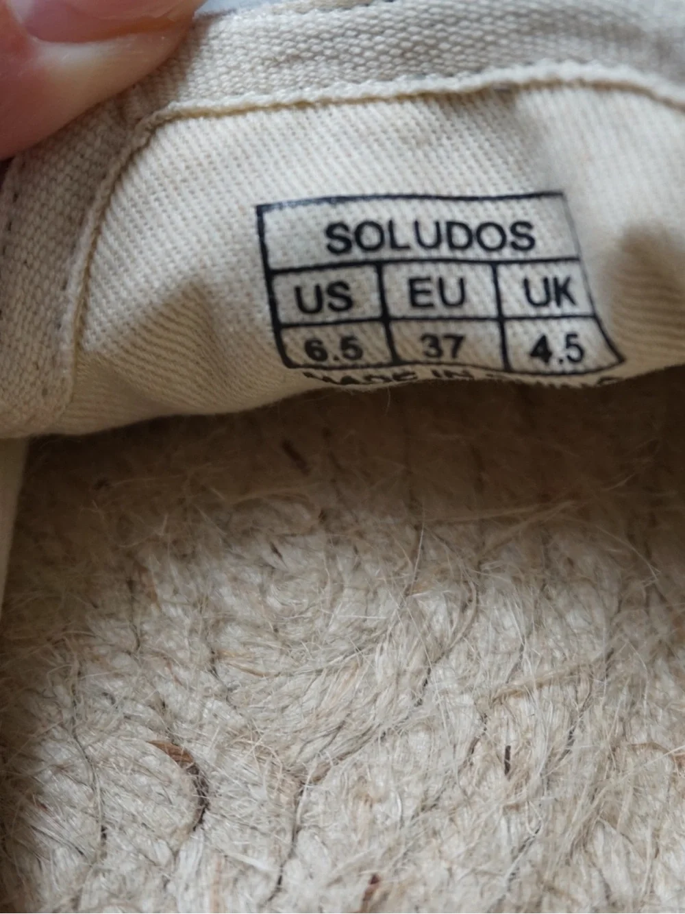 Soludos Gray Canvas Espadrilles with Pink Bottle Embroidery